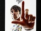 IAN BROWN THE STONE ROSES MUSIC HAND SIGNED PHOTO AUTHENTIC GENUINE + COA - 12x8