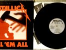 METALLICA Kill Em All ORIG 1983 US MEGAFORCE SILVER LABEL LP RECORD NM COVER VG+