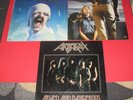 3 VINYL  METAL- SCORPIONS BLACK OUT/ ANIMAL MAGNETISM, ANTHRAX ARMED & DANGEROUS
