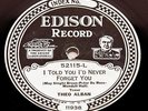 Electric Edison Diamond Disc Record 52115 