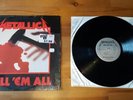METALLICA - KILL 'EM ALL LP 1983 ORIGINAL   SILVER MEGAFORCE   vinyl   metal