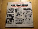 OUR MAN FLINT - Rare WORLD PRESS PREMIERE PROMO Soundtrack LP - Jerry Goldsmith
