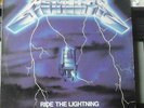 METALLICA: Ride The Lightning [1986] WEA 60396-1 .Inner sleeve with lyrics.