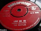 Beatles Love Me Do.Orig UK Parlophone  red label 7inch 45 V/G plus condition.