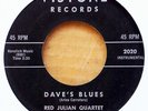 MOD JAZZ DANCER- RED JULIAN QUARTET - DAVE'S BLUES b/w GERMAN SUNSET- VISTONE 45