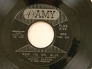 Mickey Denton 45 NOW I'M MR BLUE / TOP TEN Amy VG TO VG+