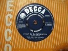 THE ROLLING STONES SATISFACTION / THE SPIDER & THE FLY ROCK 45 UK DECCA F-12220