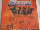 Saxon LP Dogs Of War LE 333 Night of the Vinyl Dead 2007 Color Vinyl & Beilagen