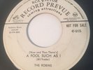 The Robins 45 RCA Victor PROMO A Fool Such As I