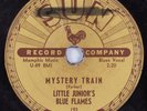 Blues 78 LITTLE JUNIOR'S BLUE FLAMES Mystery Train SUN HEAR