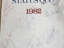 Status Quo, 1982 LP signed, Parfitt, Lancaster, Rossi, Kirche, Bown, AUTOGRAPH