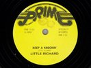 ROCK 78 LITTLE RICHARD Prime Records 78 RPM Reissue -keep a knockin /good golly