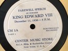KING'S FAREWELL December 1936 original issue KING EDWARD VIII E  78 rpm