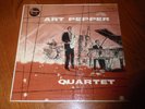 Art Pepper Quartet SIGNED / AUTOGRAPHED Tampa Black/Silver Label Flat Edge MONO