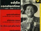 EP EDDIE CONSTANTINE - DEUX TITRES EN DUO AVEC GILLIAN HILLS - Avec languette