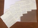FLUX OF PINK INDIANS - PUNK - MEMORABILIA - RARE 1984 HAND WRITTEN LETTER -CRASS
