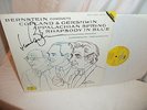 dgg 2532 084 copland gershwin AUTOGRAPH by LEONARD BERNSTEIN signed M- LP