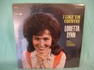 Loretta Lynn, I Like Em Country, Decca Records DL 74744, 1966 SEALED, Country