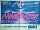 ANNIHILATOR    1990    ORIG. CONCERT POSTER  FRANKFURT