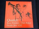 CHET BAKER RUSS FREEMAN SHELLY MANNE QUARTET Pacific Jazz PJ 1232 1957 DG LP NM