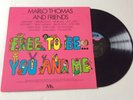 Marlo Thomas And Friends FREE TO BE YOU AND ME vinyl LP lyric booklet + bonus