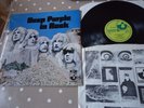 RARE UK VINYL LP NM 1970 1ST PRESS NO EMI DEEP PURPLE IN ROCK TOP AUDIO SHVL777
