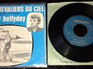 JOHNNY HALLYDAY RARE 45 TOURS CANADA  LES CHEVALIERS DU CIEL  JET JERK