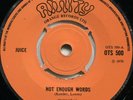 JUICE*NOT ENOUGH WORDS*IN DEMAND POP PSYCH*NICE COPY*LISTEN