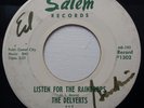 DOO WOP SOUL 45 by THE DELVERTS RARE HEAR IT