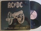 AC/DC for those about to rock UNIQUE INVERT SPANISH COVER LP ATLANTIC 1981 gate