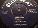 Prince Buster - Madness / Toothache Blue Beat Vinyl Single