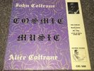 JOHN COLTRANE COSMIC MUSIC CRS 5000  ORIGINAL LP - GATEFOLD ALICE