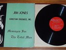 Jim Jones Message For The Total Man Album Cult Jonestown Massacre Signed RARE
