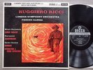 RICCI - DECCA SXL  2197 ED1 - BIZET-SARASATE / SARASATE / SAINT-SAENS - GAMBA