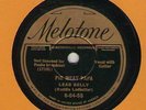 c 78 RPM Lead Belly Melotone 6-04-55 in E/E-