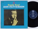 DON PATTERSON Funk You  PRESTIGE LP VG++/NM