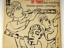 VERY RARE JAZZ-PRESTIGE 4-TROMBONE BY THREE-DG-MONO-PROMO-LP-447 W. 50th 16RPM