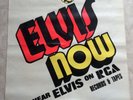 ELVIS PRESLEY- AMAZING OIL CLOTH BANNER AS HUNG IN THE SHOWROOM