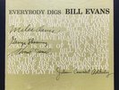 BILL EVANS TRIO Everybody Digs Bill Evans RIVERSIDE LP 12-291 Mono DG Blue Orig