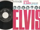 ELVIS PRESLEY SINGLE WOODEN HEART SPANISH UNIQUE COVER 1962 NEARMINT