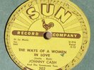 VERY RARE Johnny Cash 78 RPM - The Ways Of A Women In Love (spelled wrong) SUN
