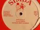 PATRICK ANDY & ASWAD - Struggle. UK Simba 12'. Roots Killer. Sim 10
