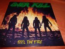 Overkill ?– Feel The Fire...org,1985..in very good condition..Noise Records