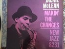 Jackie McClean-Makin' the Changes Jazz LP New Jazz 8231 DG Mono Orig Rice Paper