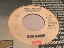 IRON MAIDEN - The Number Of The Beast / Run To The Hills - RARE GUATEMALA 45