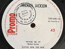 MICHAEL JACKSON - Who Is It -RARE COSTA RICA RADIO PROMO MAXI SINGLE