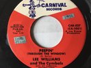 45 rpm Northern Soul - PEEPIN' (THROUGH THE WINDOW) - LEE WILLIAMS & Cymbals