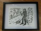 Michel Langevin Away Voivod Lithography of Lucien Francoeur Autchose 5 copies