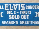 ELVIS PRESLEY-VERY RARE SOLD OUT HILTON ENGAGEMENT POSTERS-ALL COLOURS