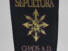 Sepultura , Chaos A.D. Patch, 1993, ultra rar, rare